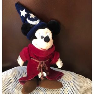 Disney Store Exclusive Sorcerer Fantasia Mickey Mouse 16“ Character Plush